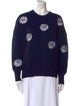 Kenzo Floral Print Crew Neck Sweater