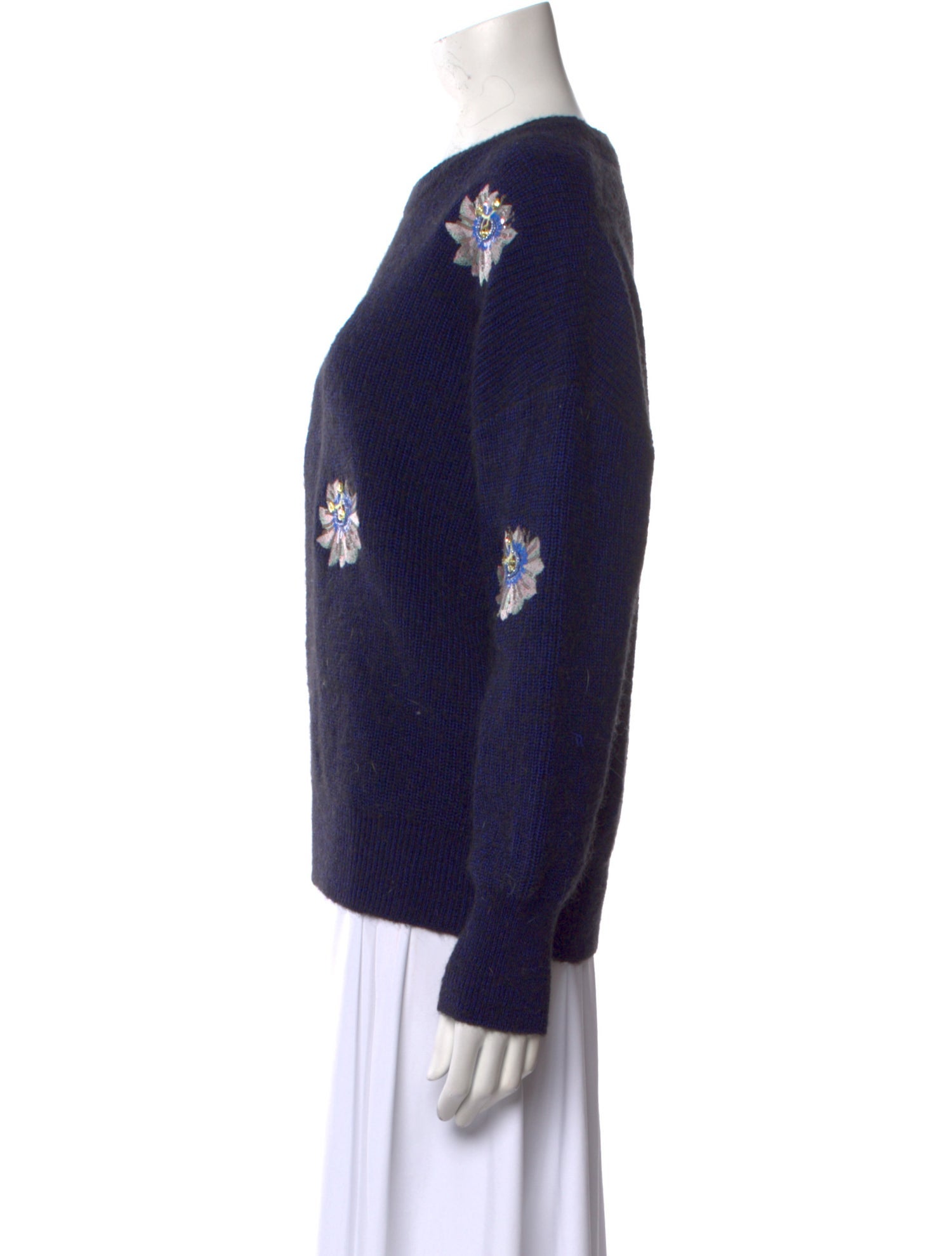 Kenzo Floral Print Crew Neck Sweater