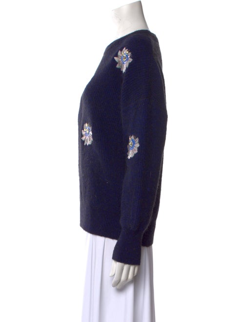 Kenzo Floral Print Crew Neck Sweater