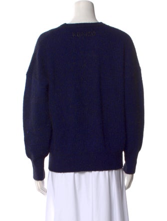 Kenzo Floral Print Crew Neck Sweater