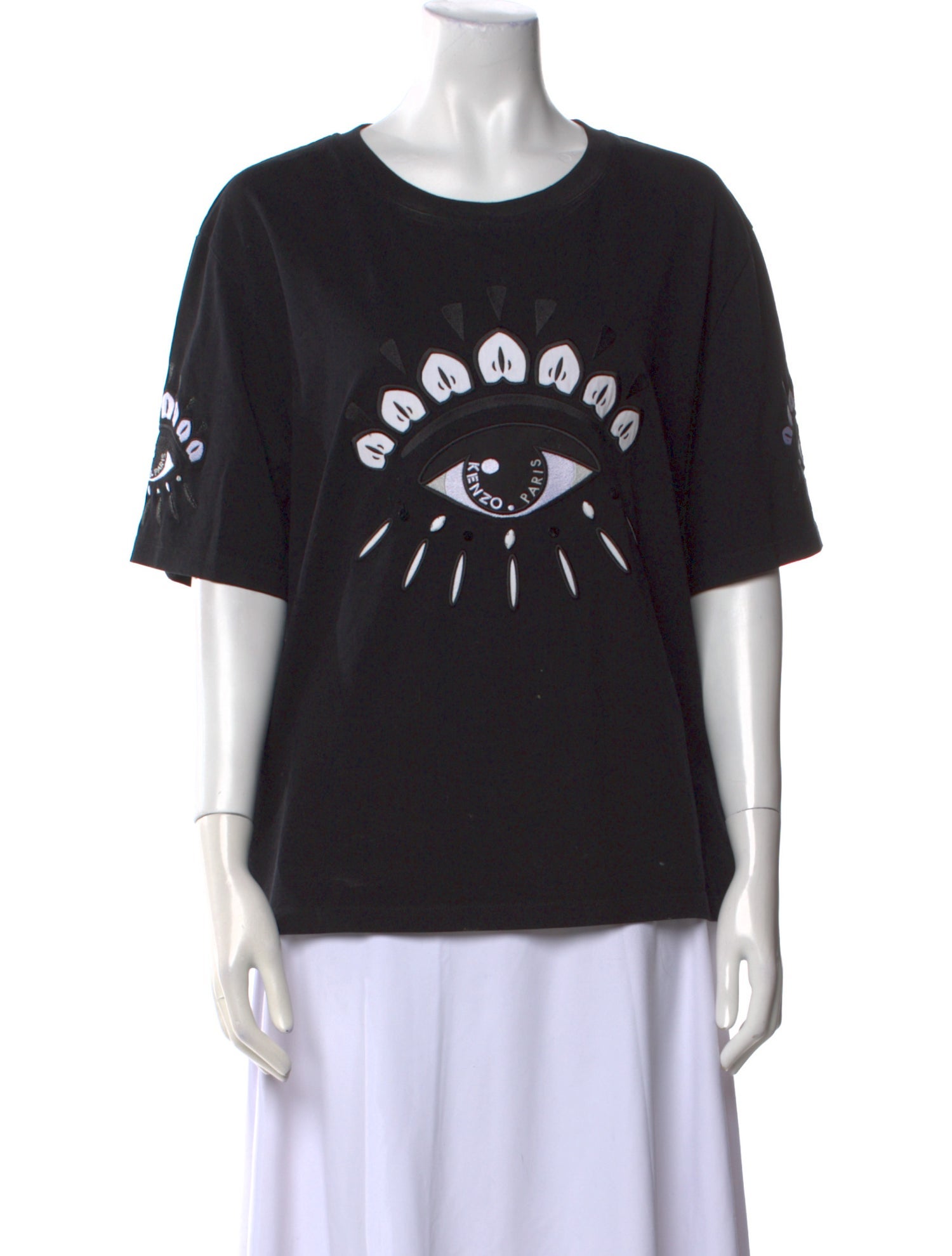 Kenzo Graphic Print Crew Neck T-Shirt