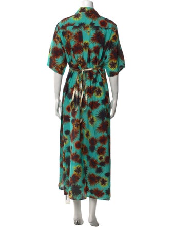 Kenzo Printed Long Dress