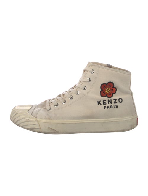 Kenzo Canvas Printed Sneakers