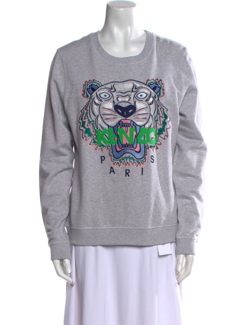 Kenzo Graphic Print Crew Neck Sweatshirt