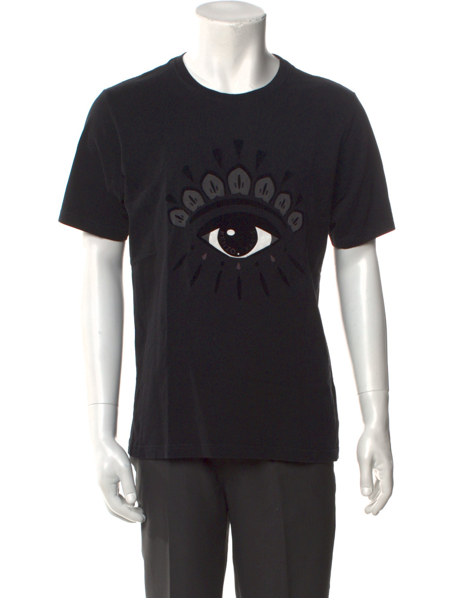 Kenzo Graphic Print Scoop Neck T-Shirt