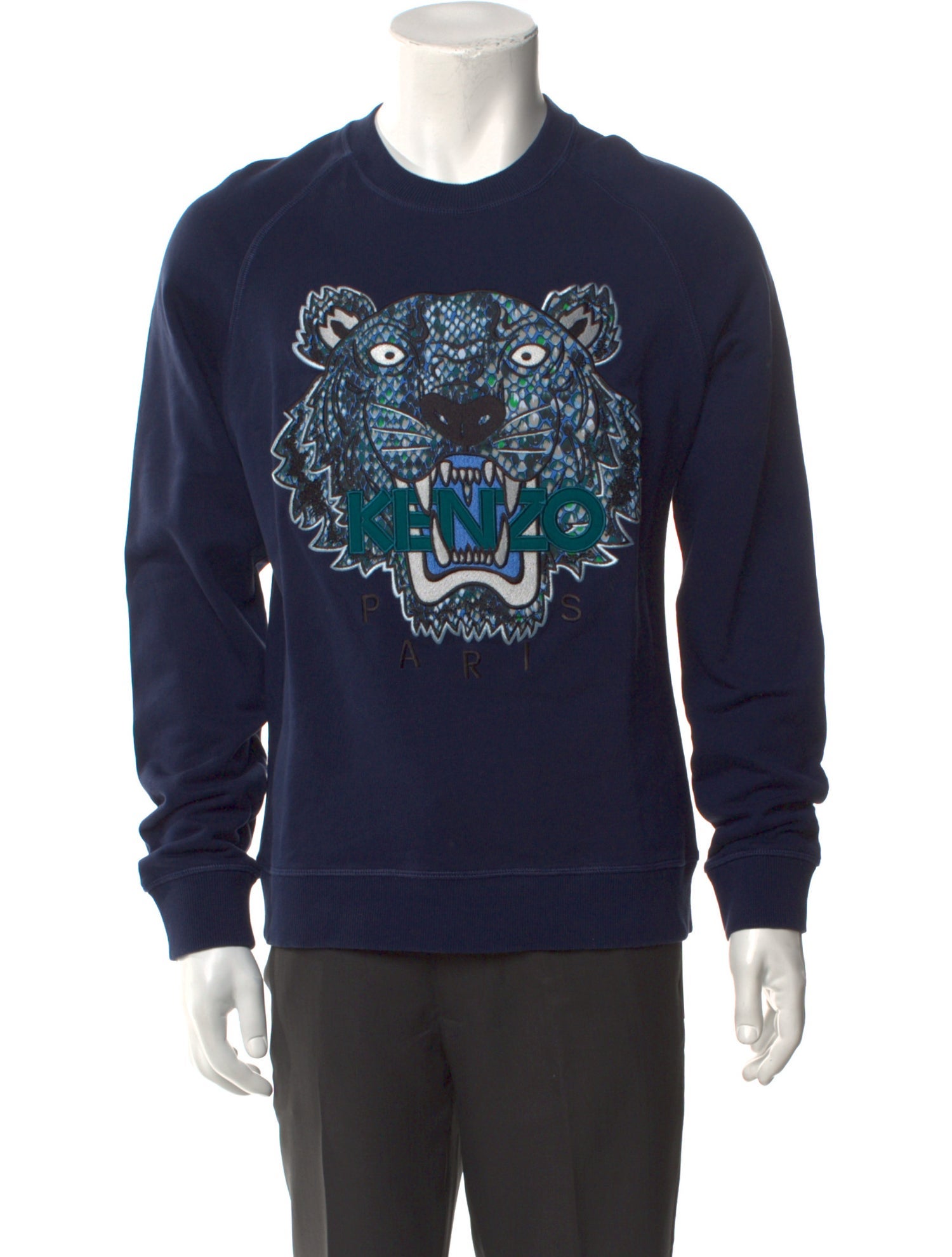 Kenzo Graphic Print Crew Neck Sweatshirt