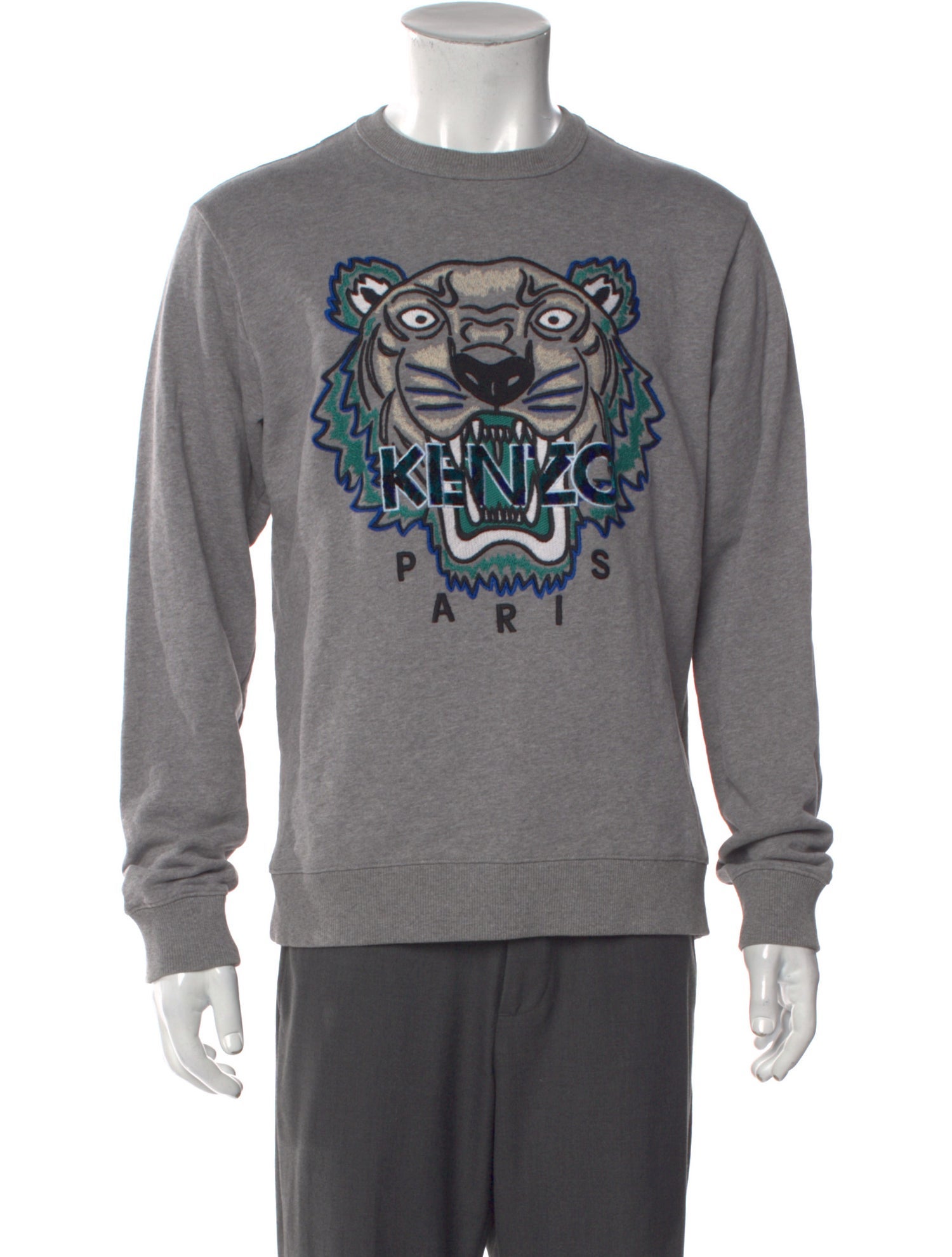 Kenzo Graphic Print Crew Neck Sweatshirt