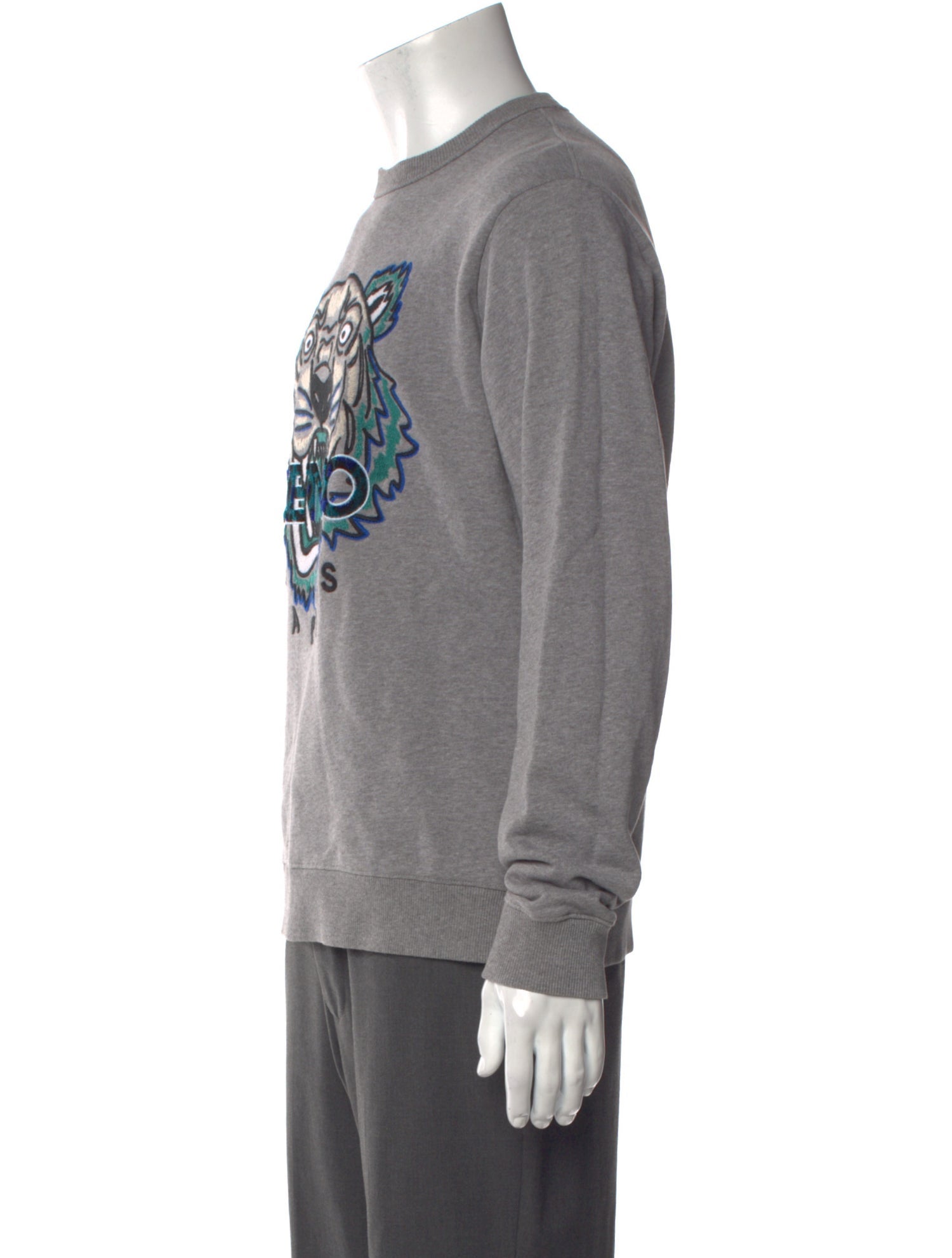 Kenzo Graphic Print Crew Neck Sweatshirt