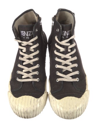 Kenzo Canvas Animal Print Sneakers