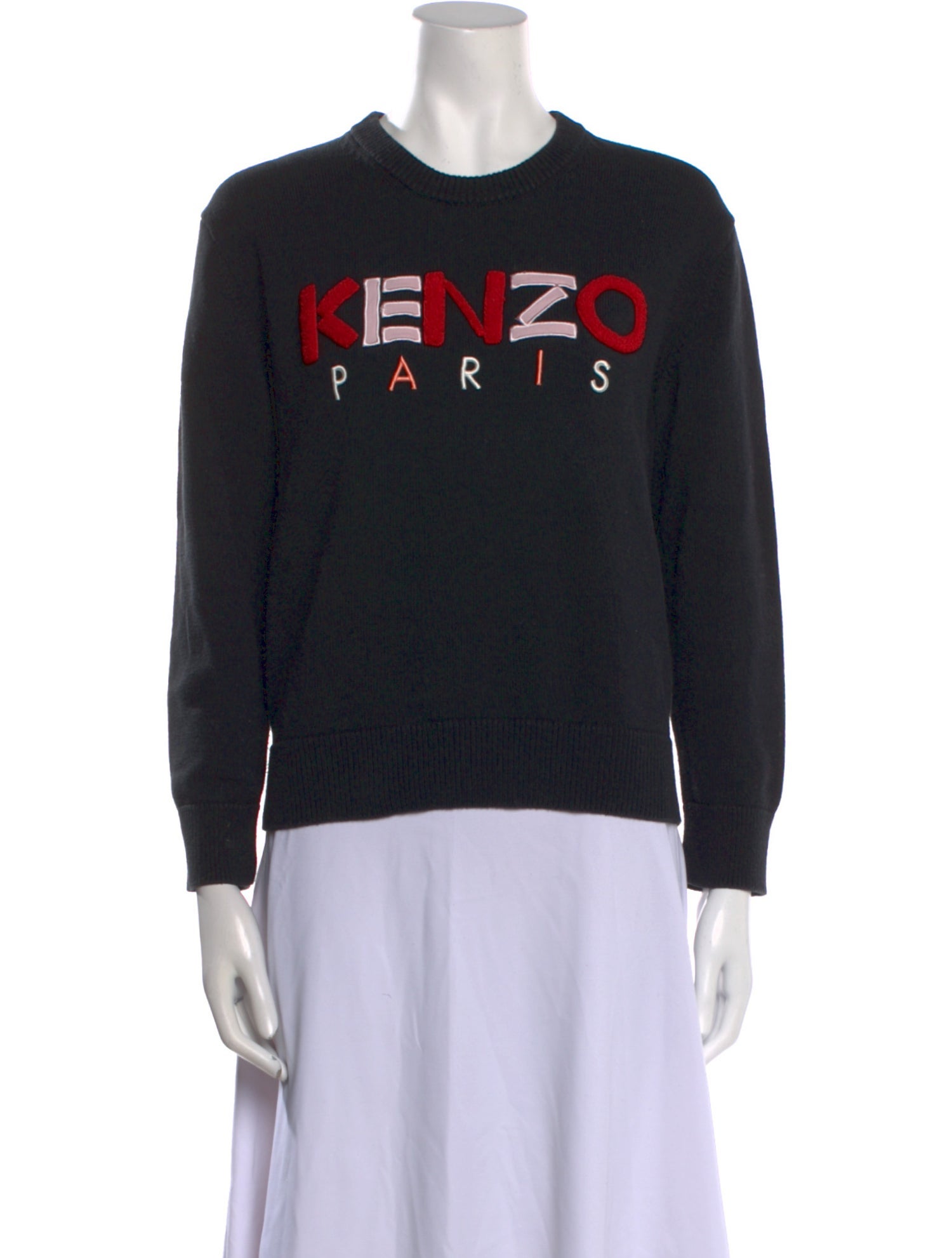 Kenzo Graphic Print Crew Neck Sweater