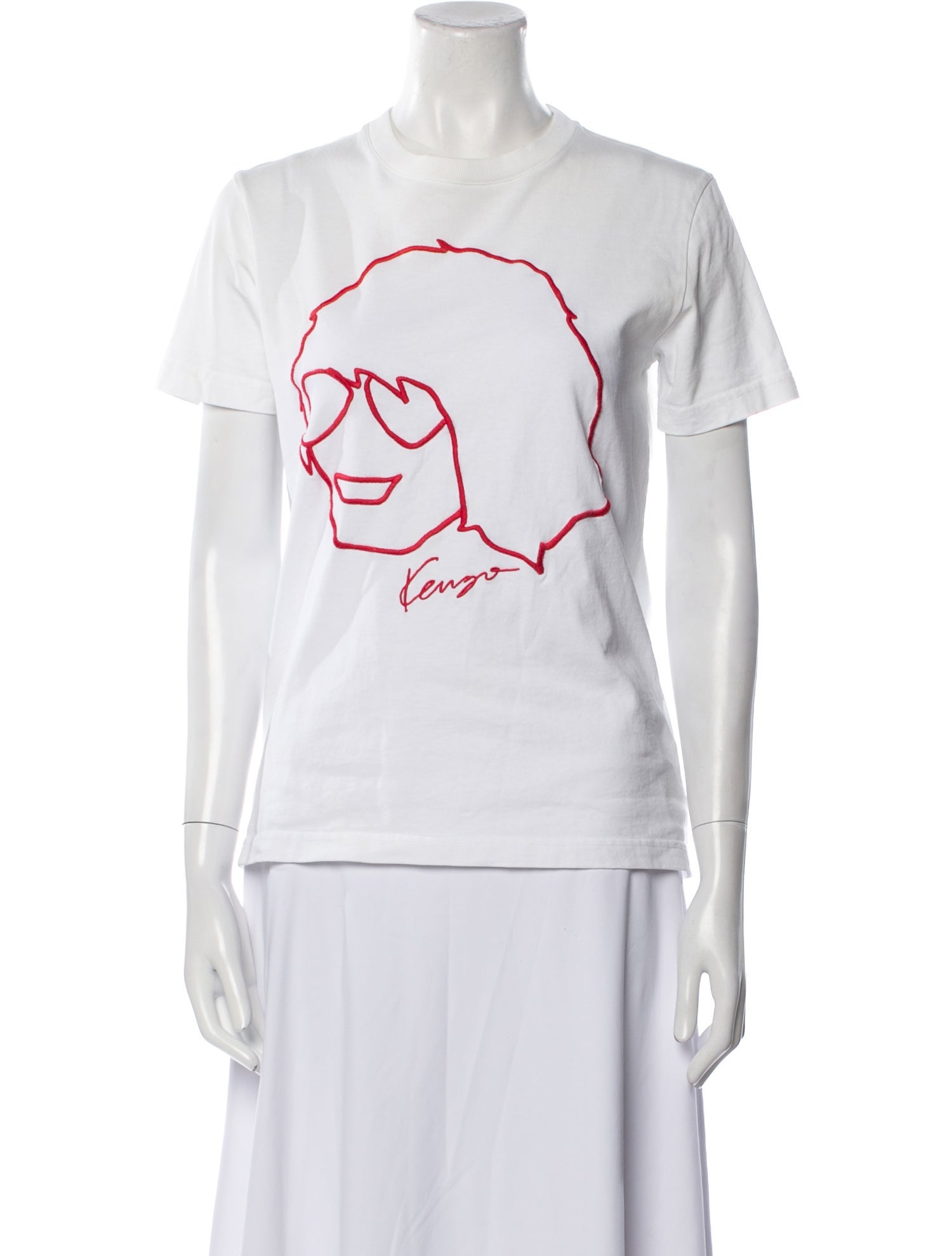 Kenzo Graphic Print Crew Neck T-Shirt