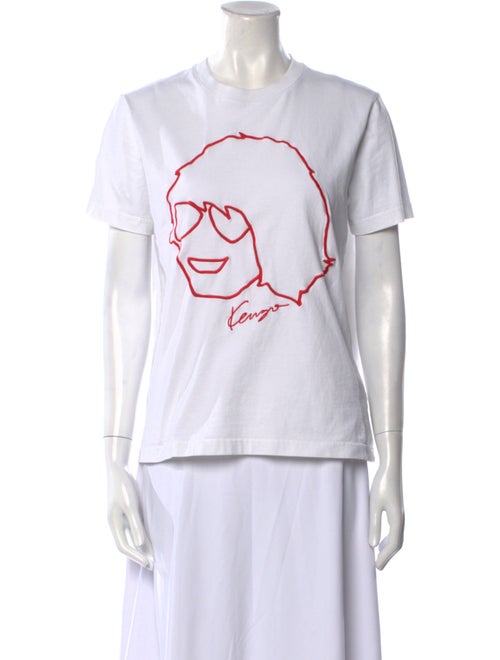 Kenzo Graphic Print Crew Neck T-Shirt