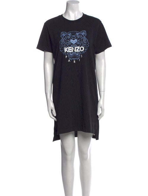 Kenzo Crew Neck Mini Dress