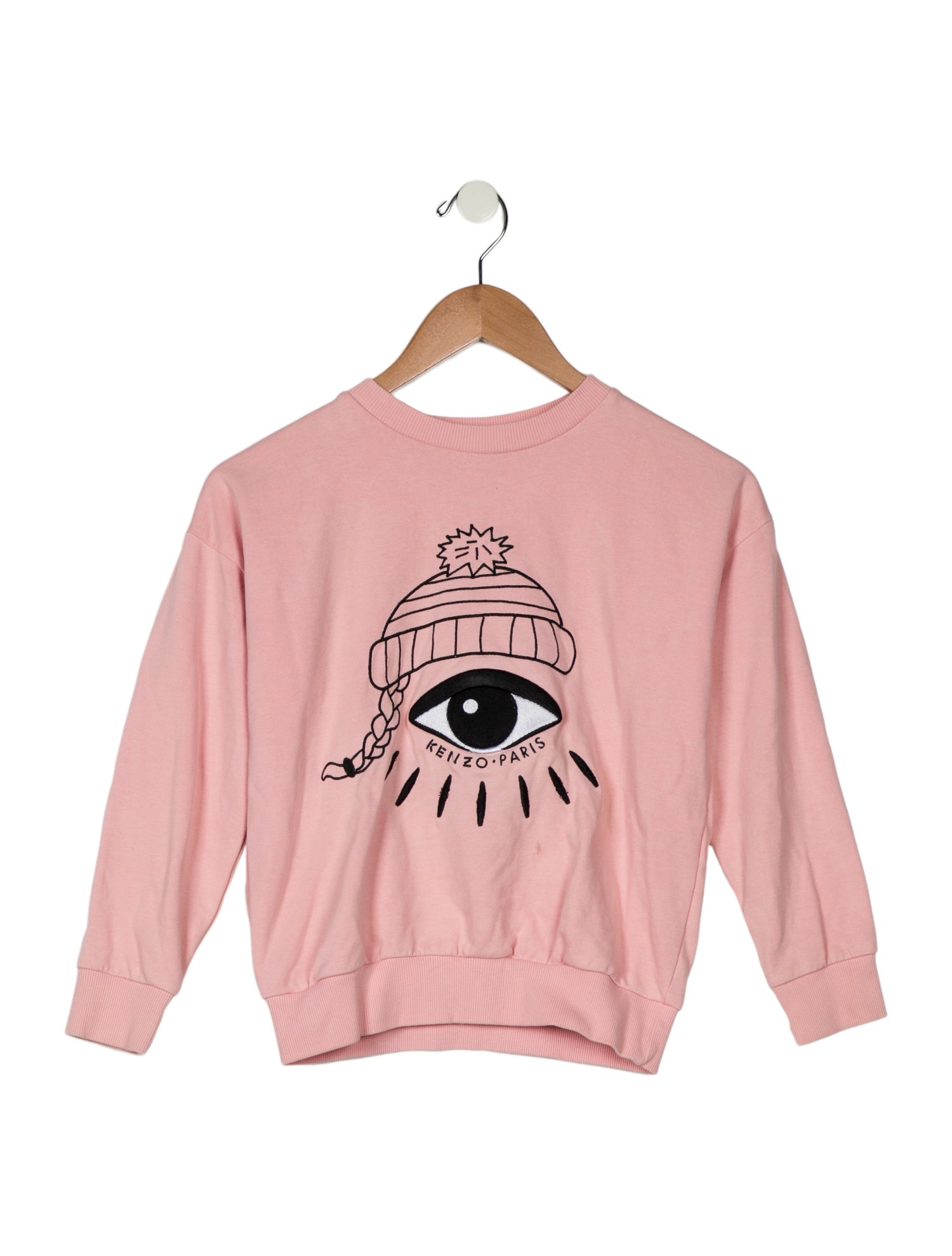 Kenzo Kids Girls' Embroidered Crewneck Sweater