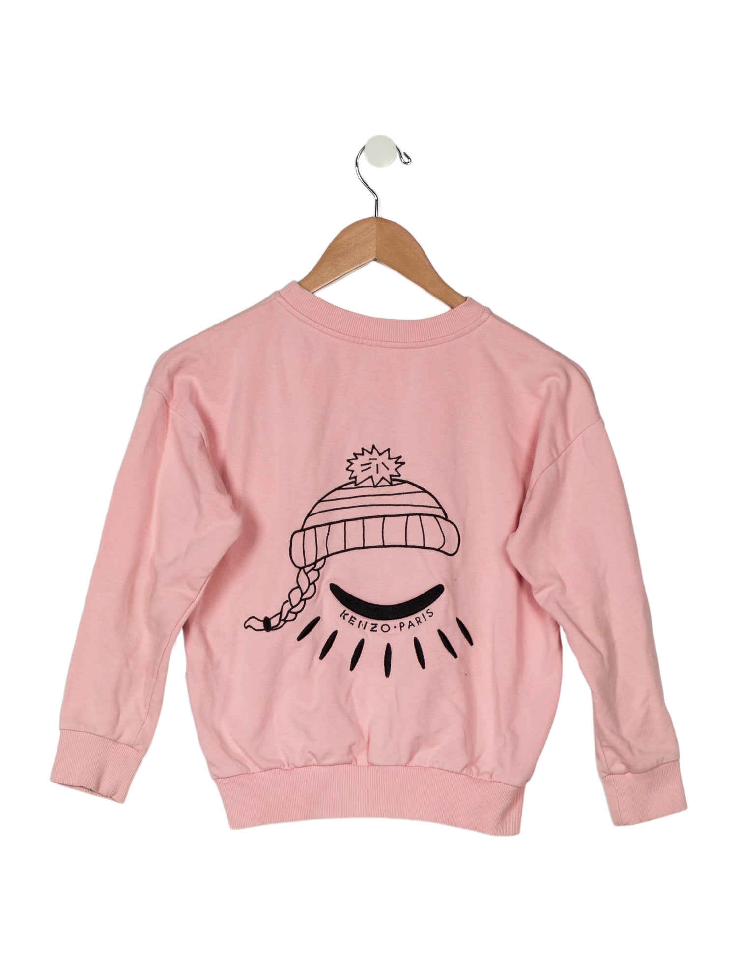 Kenzo Kids Girls' Embroidered Crewneck Sweater