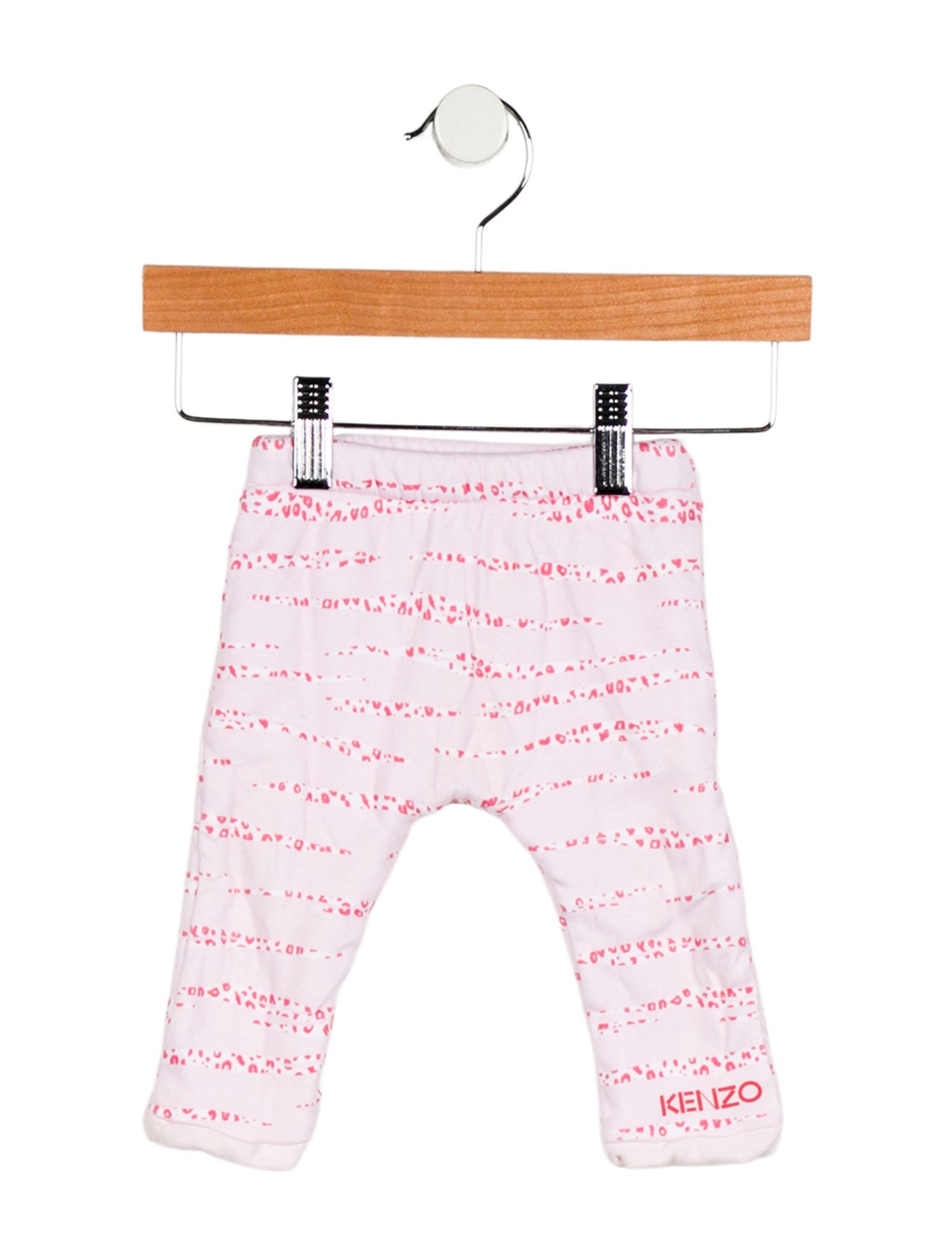 Kenzo Kids infant girls' pink and red sweatpants