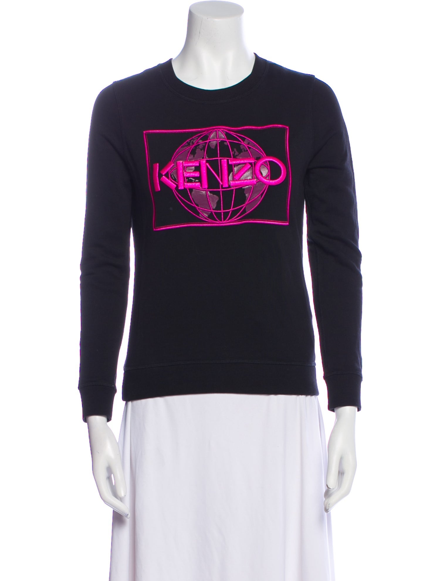 Kenzo Graphic Print Crew Neck Sweater