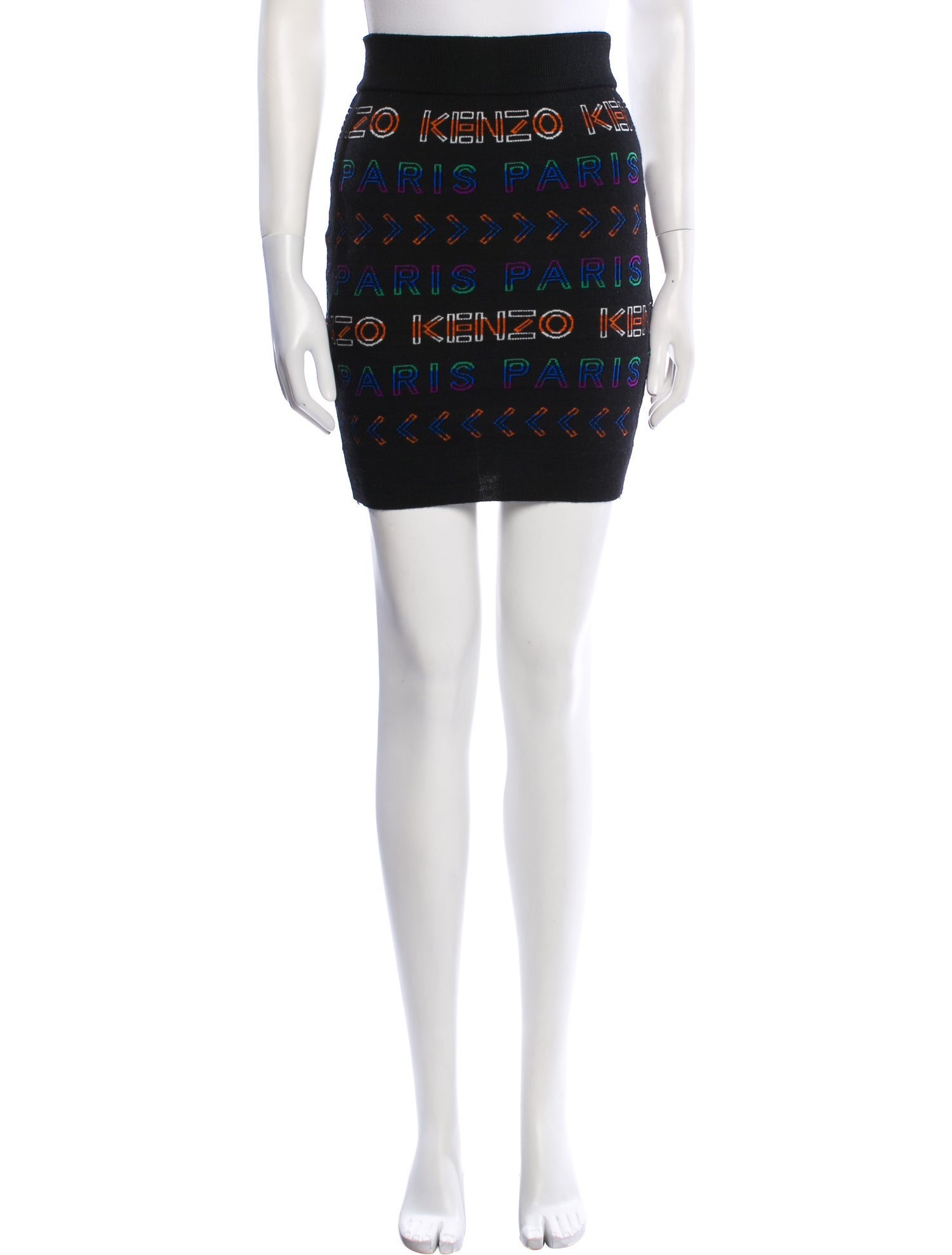 Kenzo Wool Mini Skirt