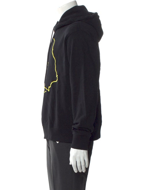 Kenzo Graphic Print V-Neck Hoodie