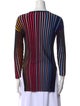 Kenzo Striped Bateau Neckline Sweater