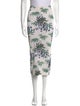 Kenzo Floral Print Midi Length Skirt