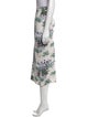 Kenzo Floral Print Midi Length Skirt