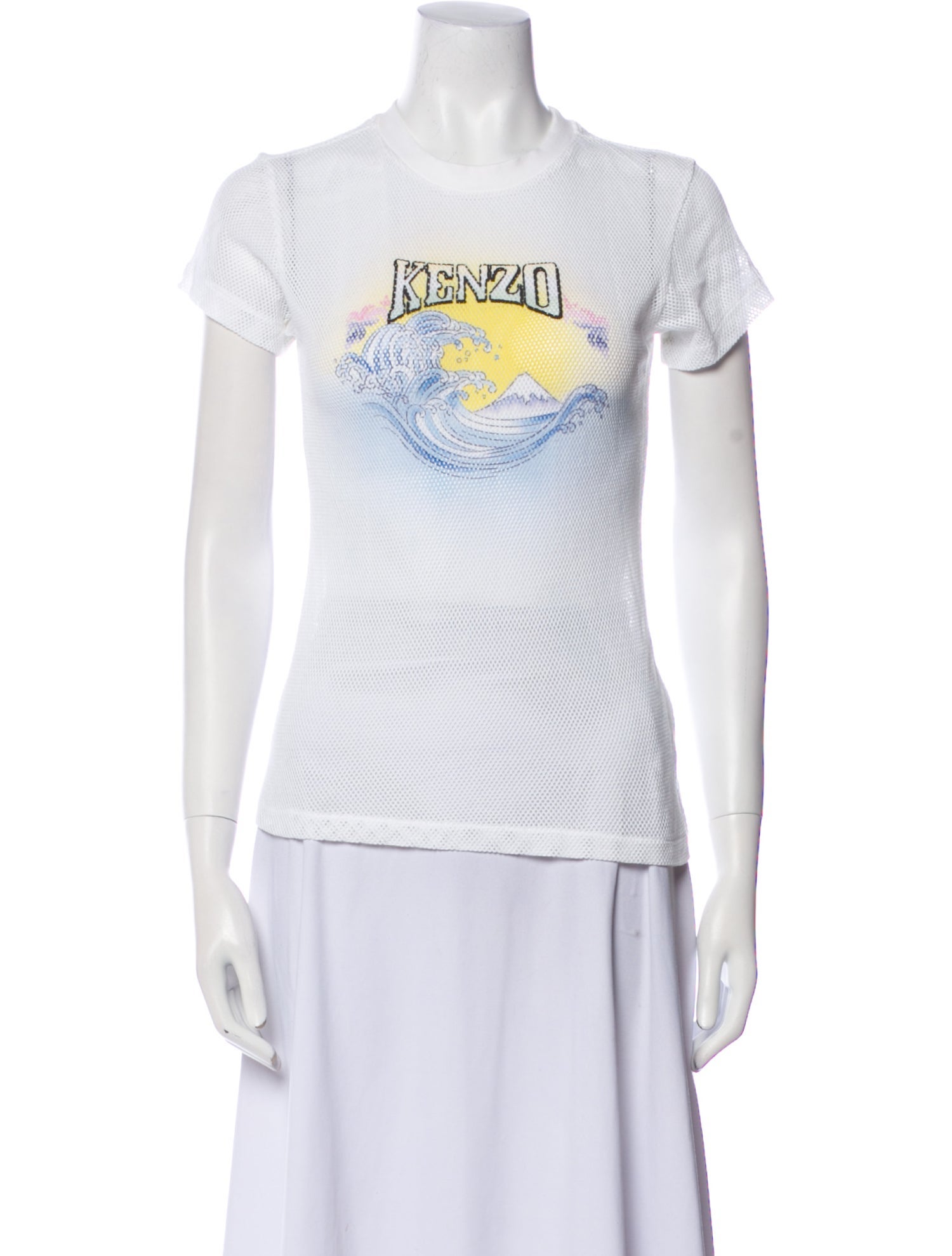 Kenzo Graphic Print Crew Neck T-Shirt