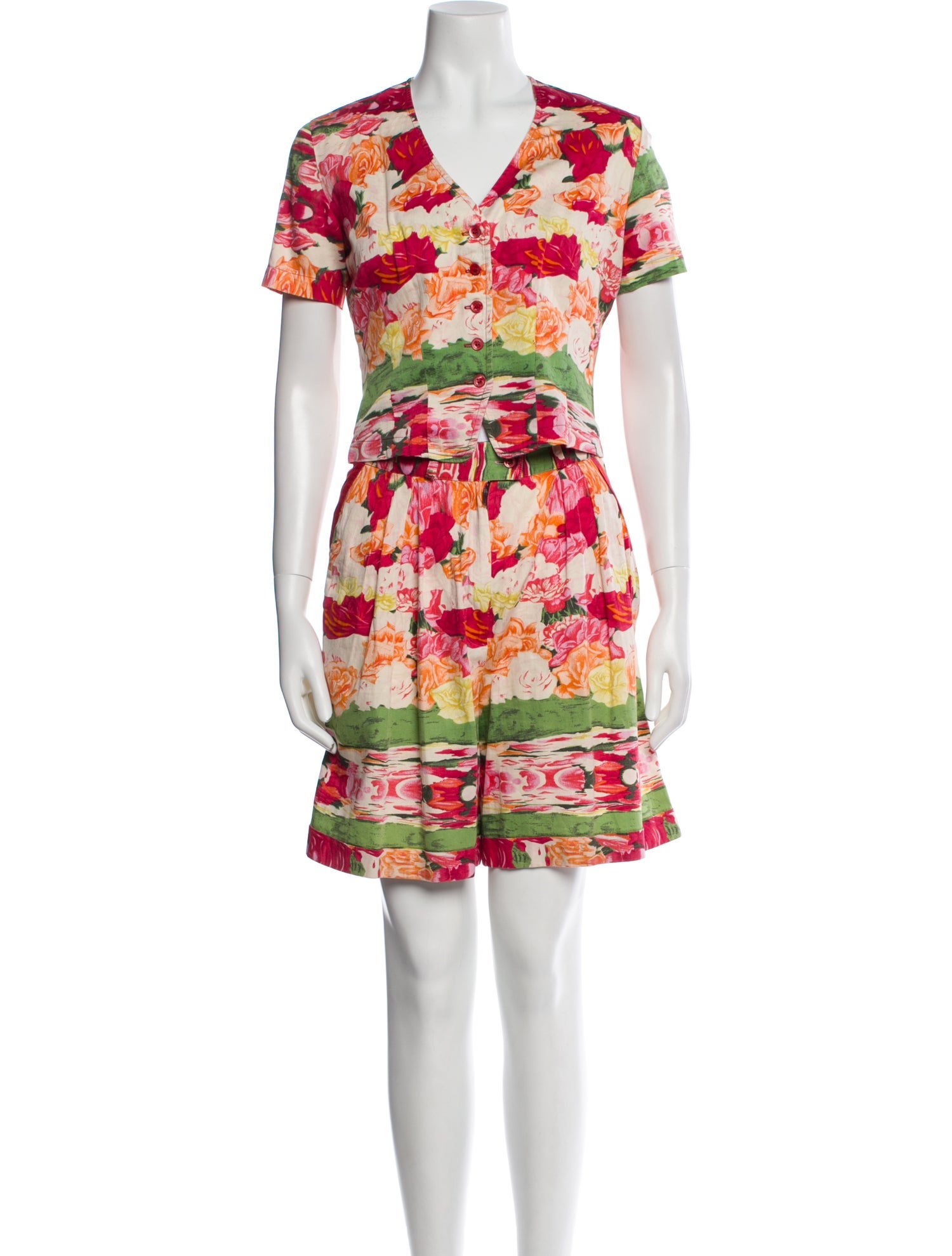 Kenzo Vintage Late 1980's - Early 1990's Short Set