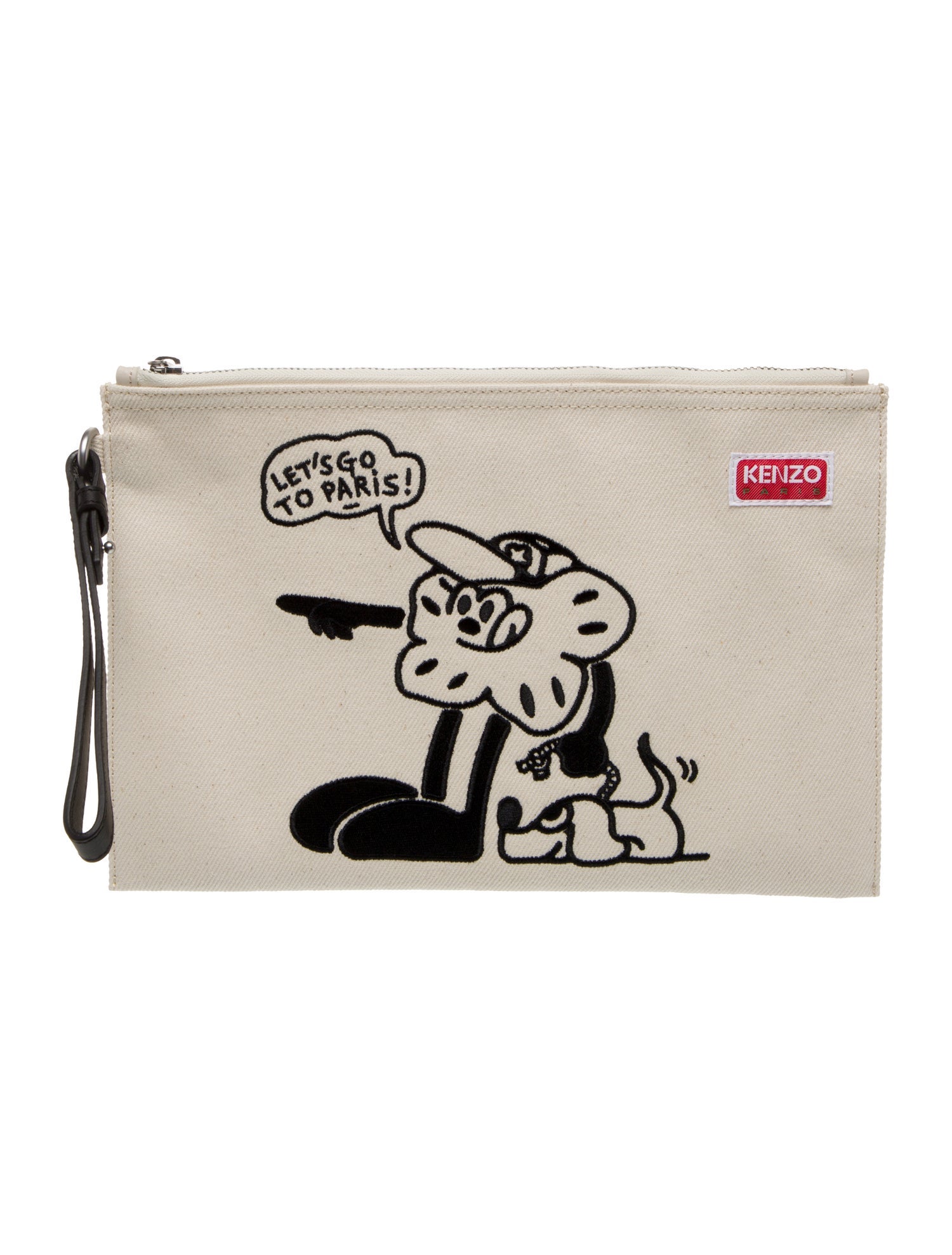 Kenzo Canvas Clutch