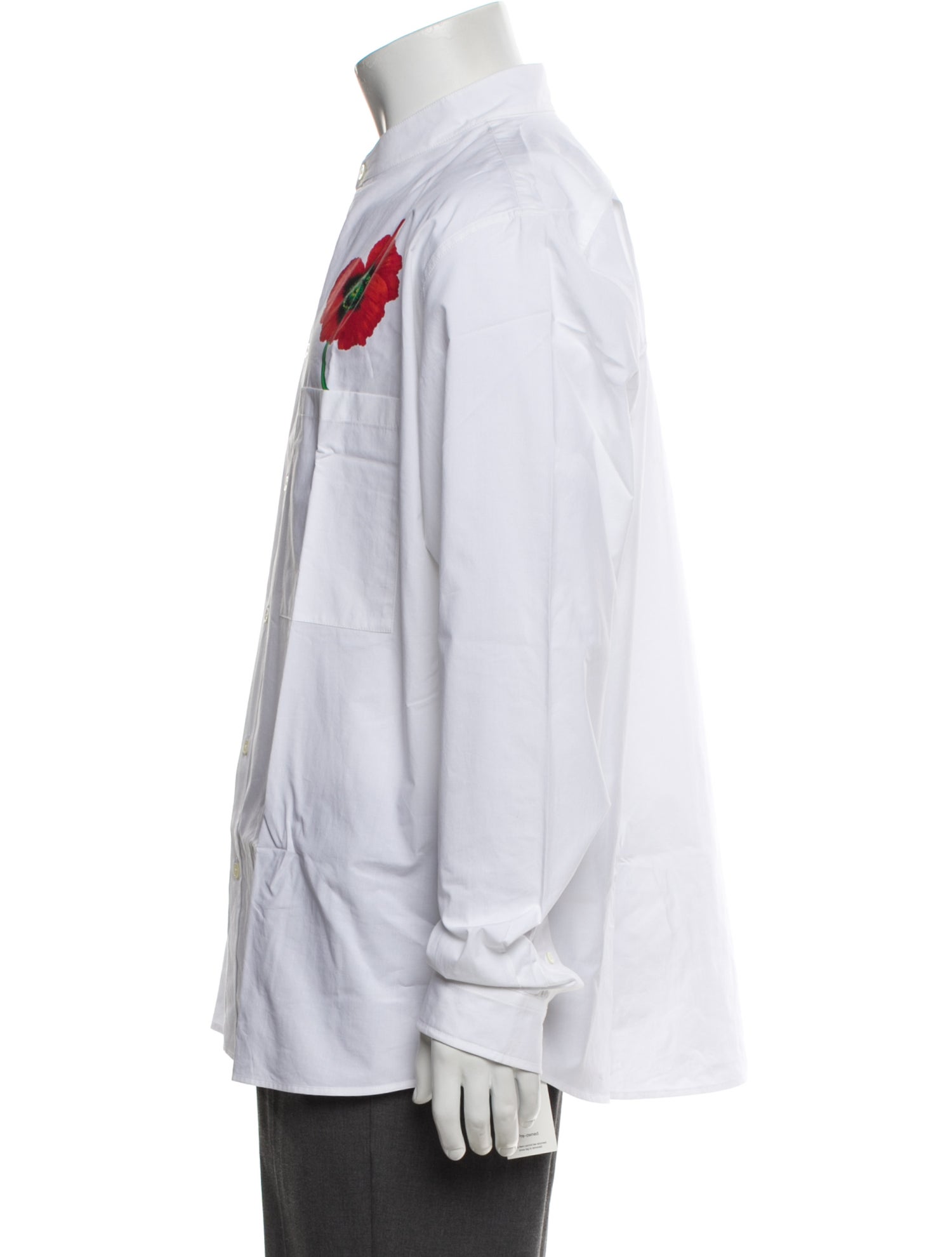 Kenzo Graphic Print Long Sleeve Dress Shirt