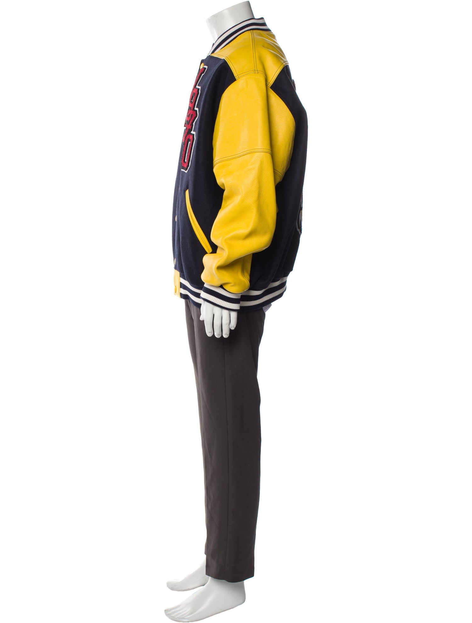 Kenzo Colorblock Pattern Bomber Jacket