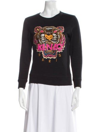 Kenzo Graphic Print Crew Neck Sweatshirt