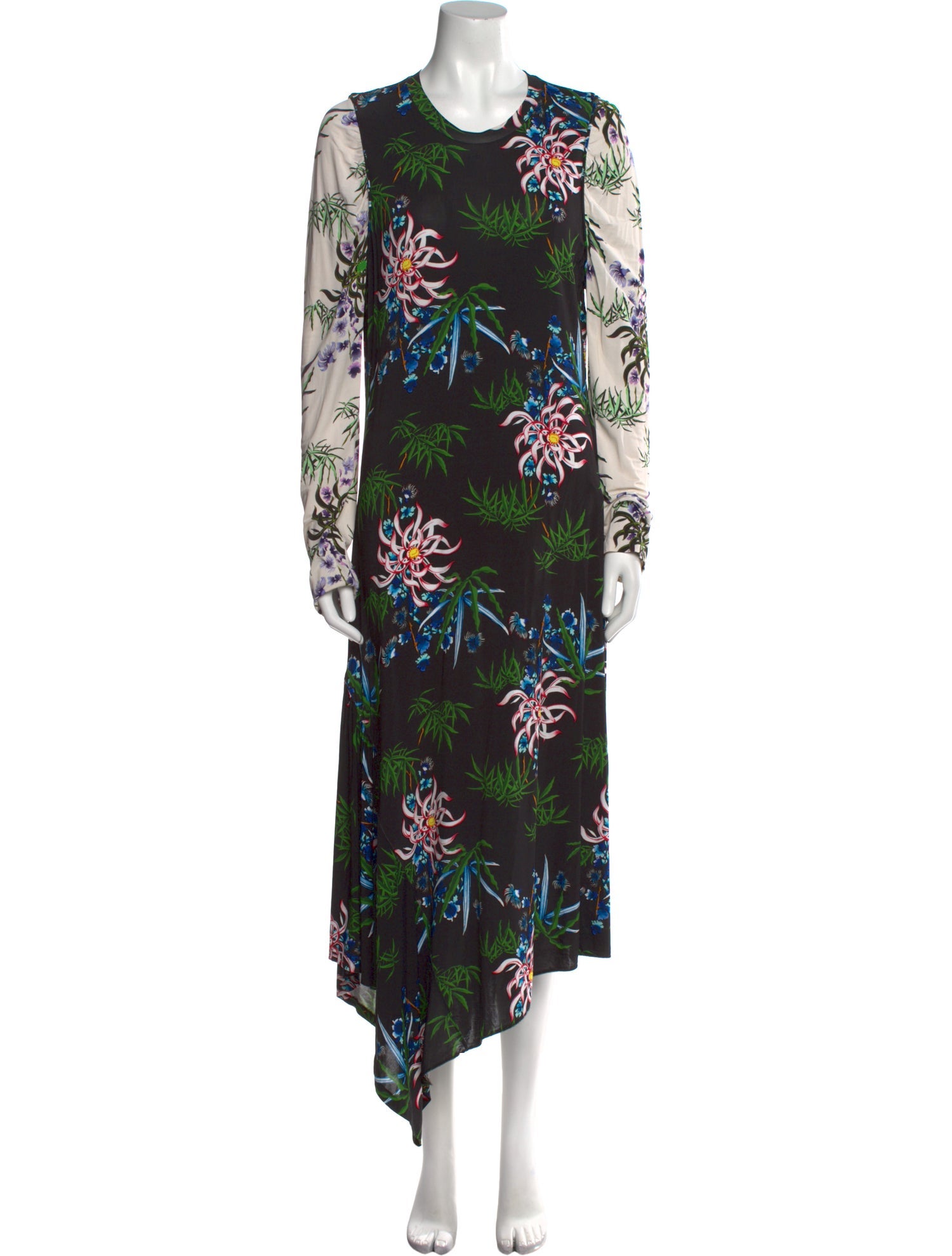 Kenzo Floral Print Long Dress