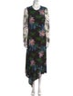 Kenzo Floral Print Long Dress
