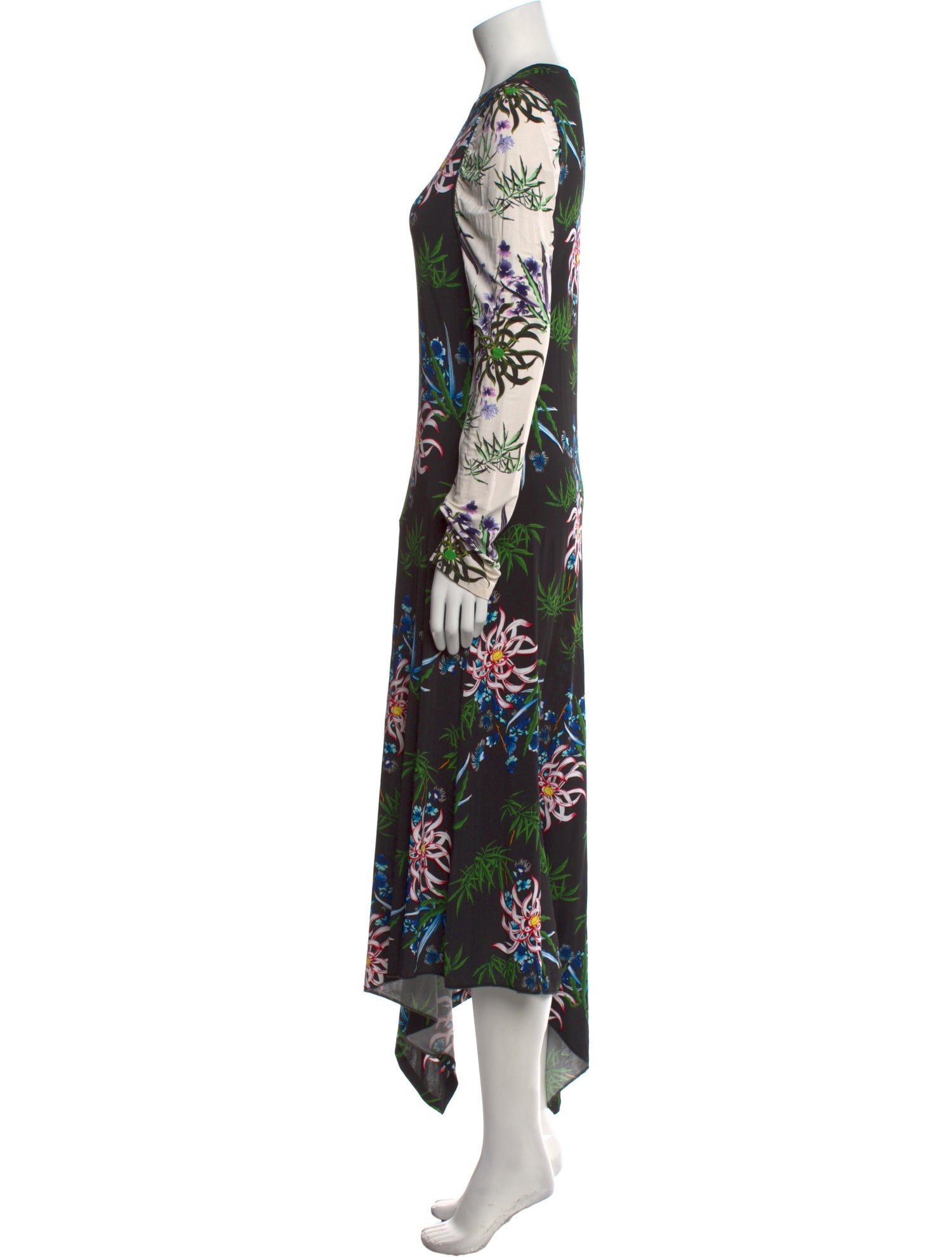 Kenzo Floral Print Long Dress