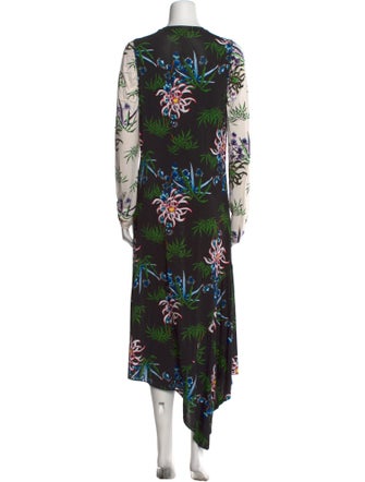 Kenzo Floral Print Long Dress