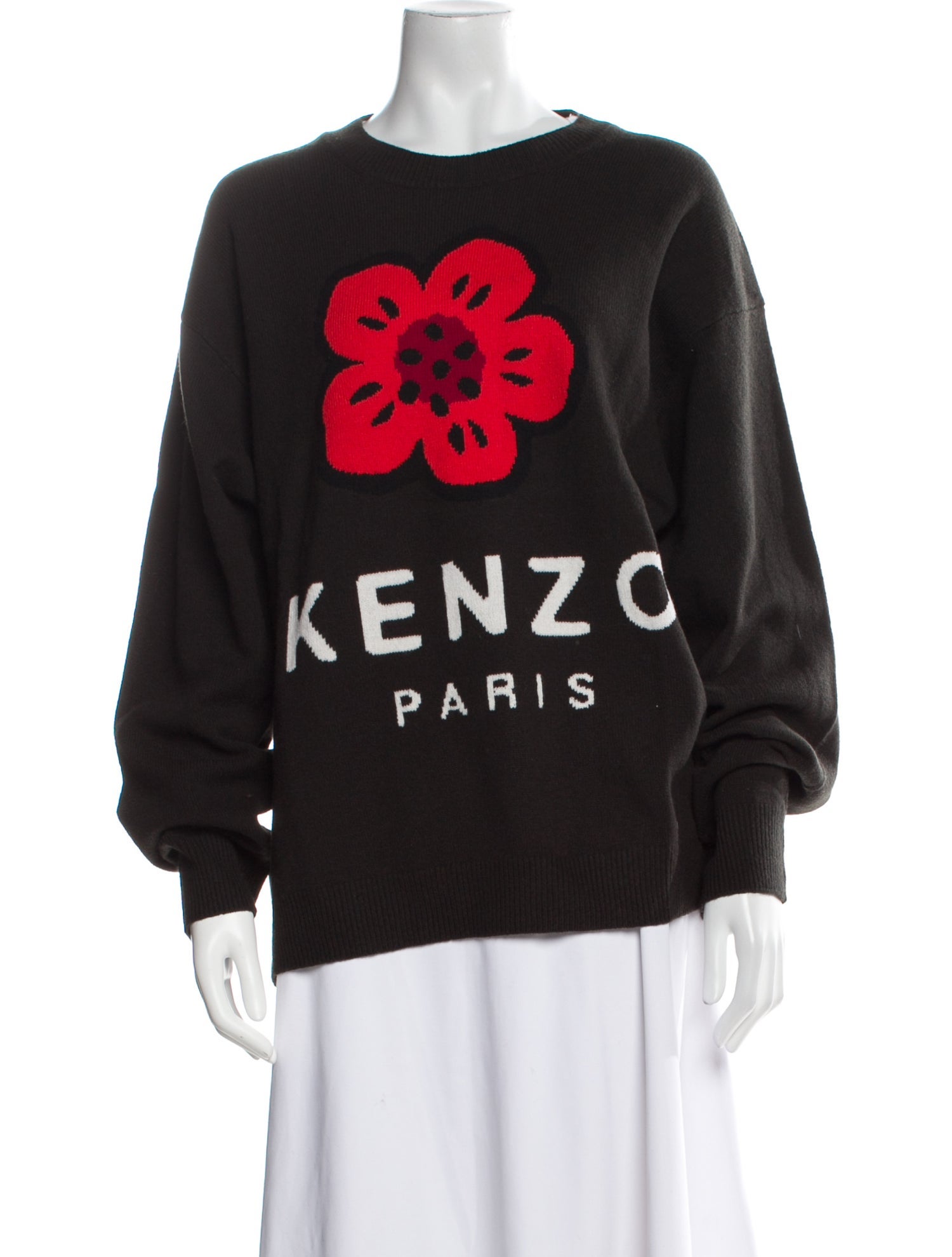Kenzo Wool Graphic Print Sweater w/ Tags