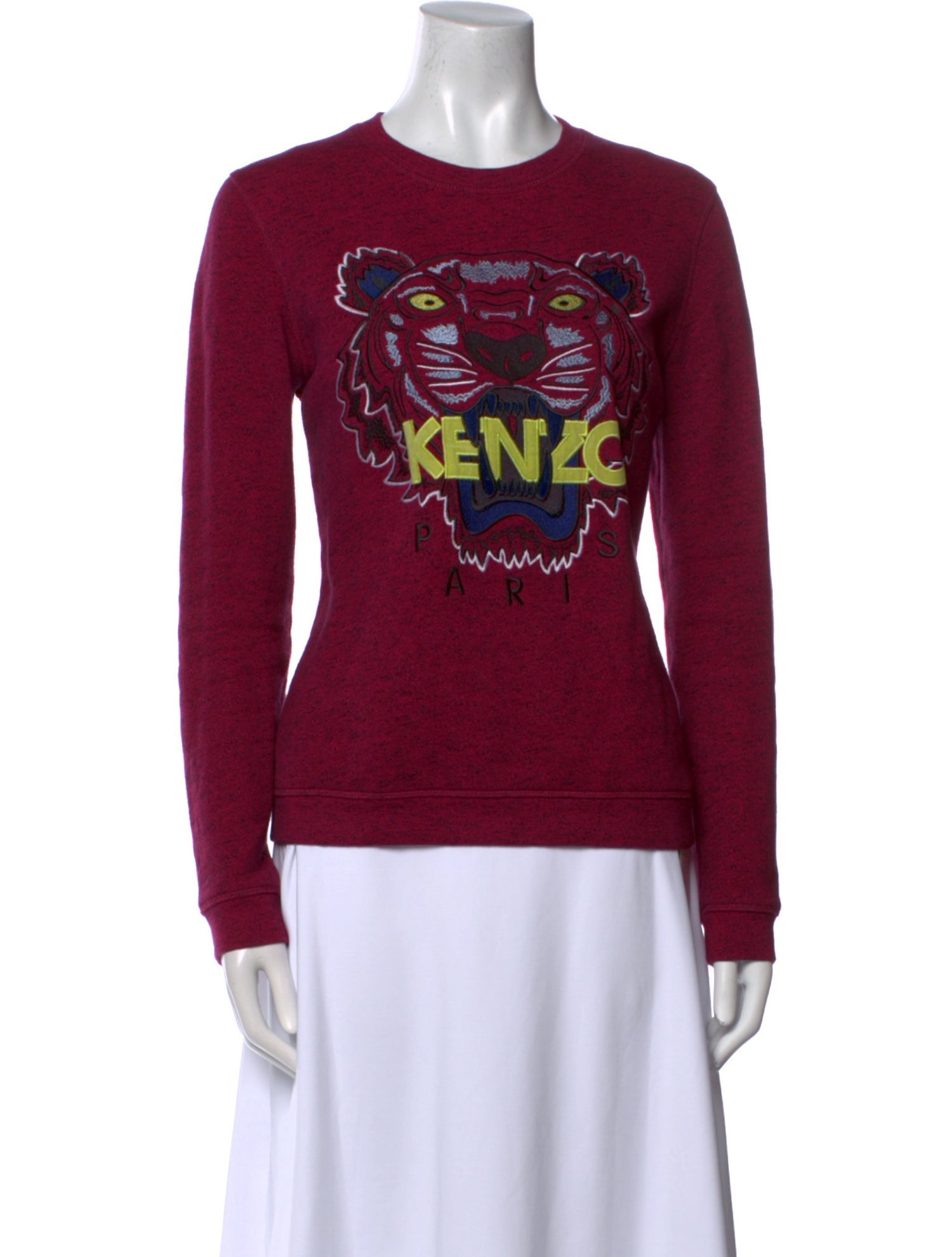 Kenzo Graphic Print Crew Neck Sweatshirt