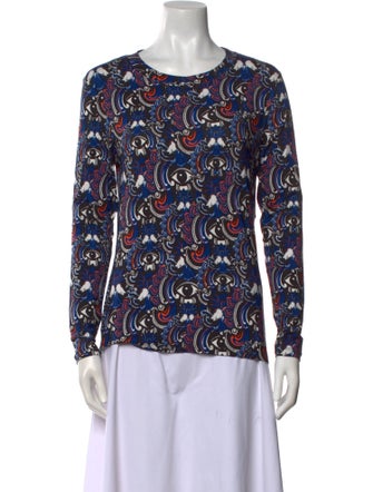 Kenzo Printed Scoop Neck Blouse
