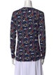 Kenzo Printed Scoop Neck Blouse