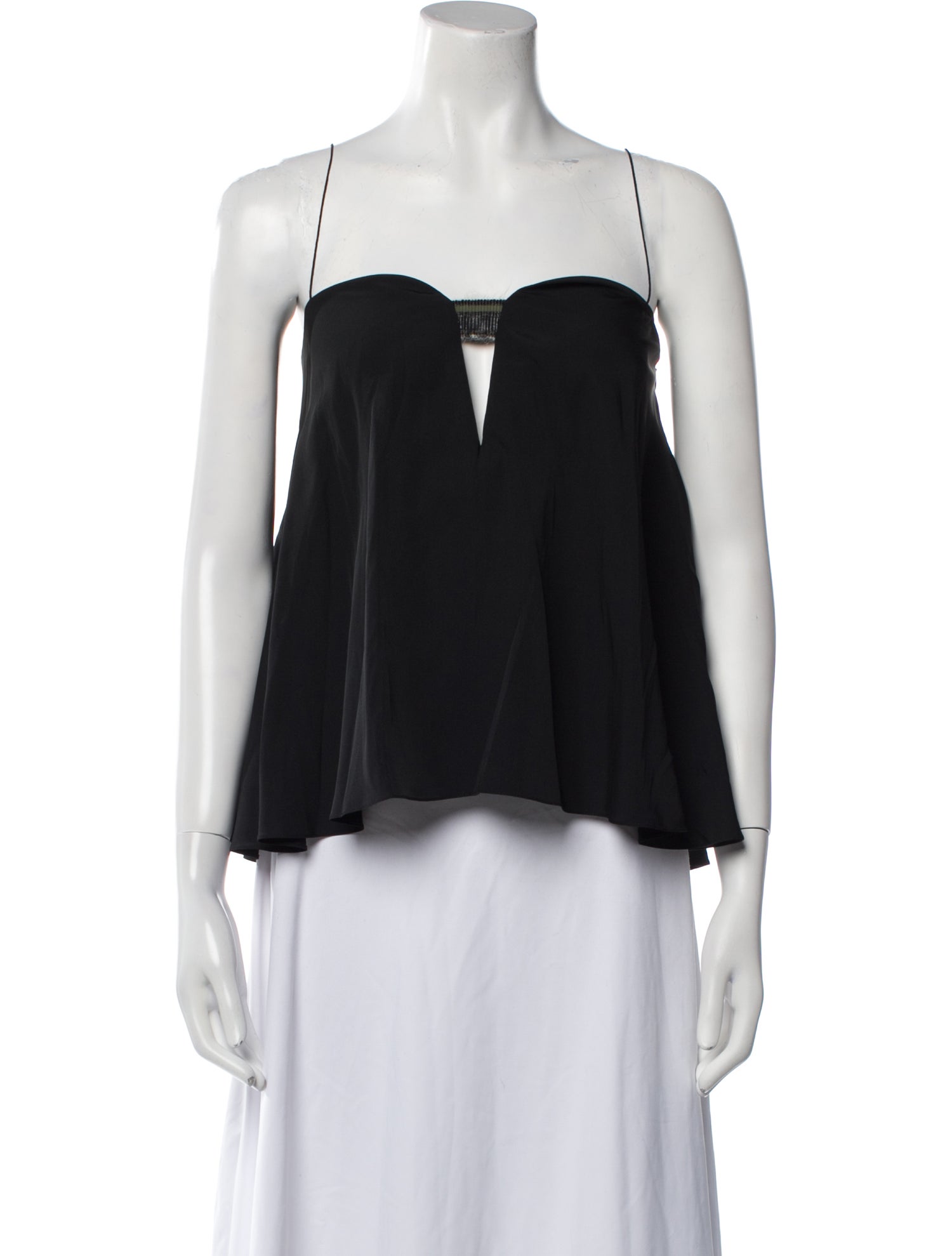 Kenzo V-Neck Sleeveless Crop Top