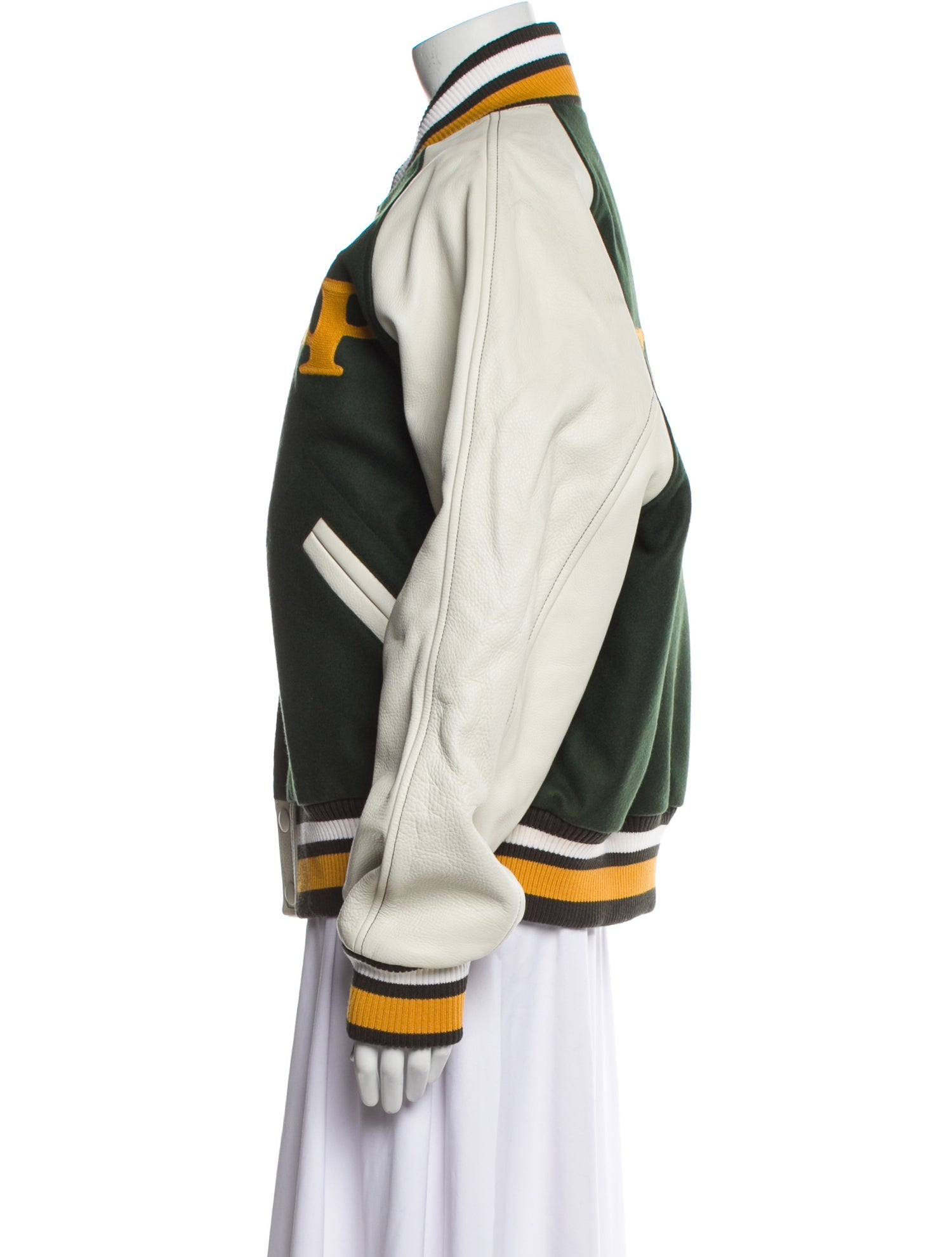 Kenzo Virgin Wool Graphic Print Bomber Jacket