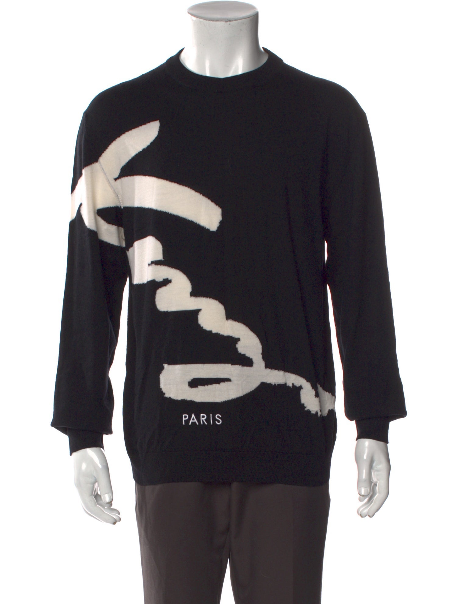 Kenzo Wool Graphic Print Pullover