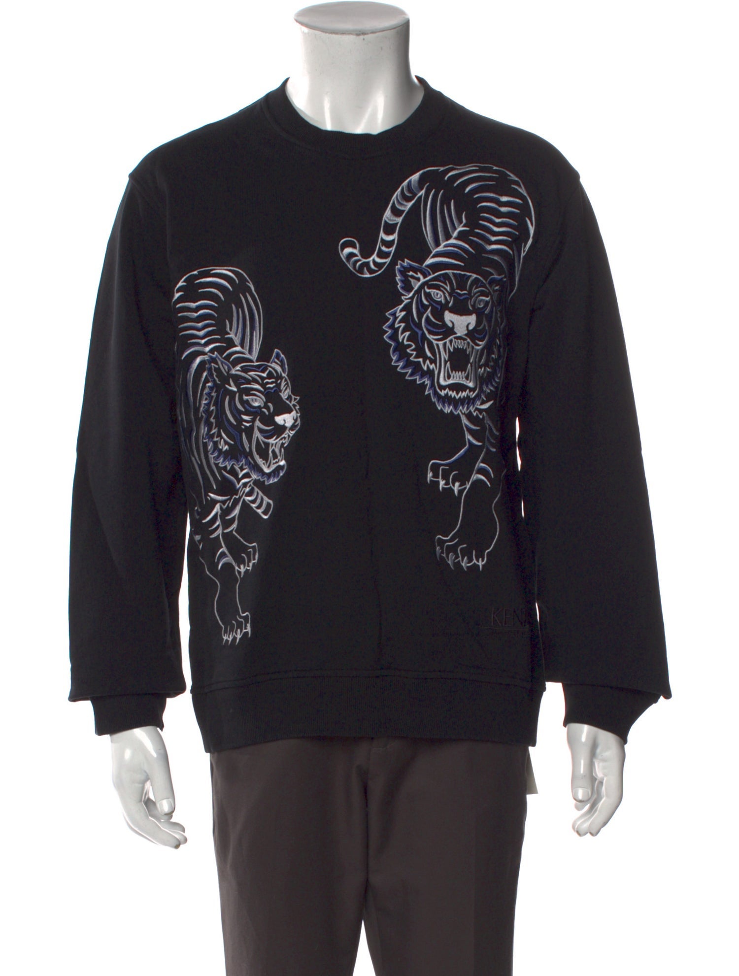 Kenzo Graphic Print Crew Neck Sweatshirt