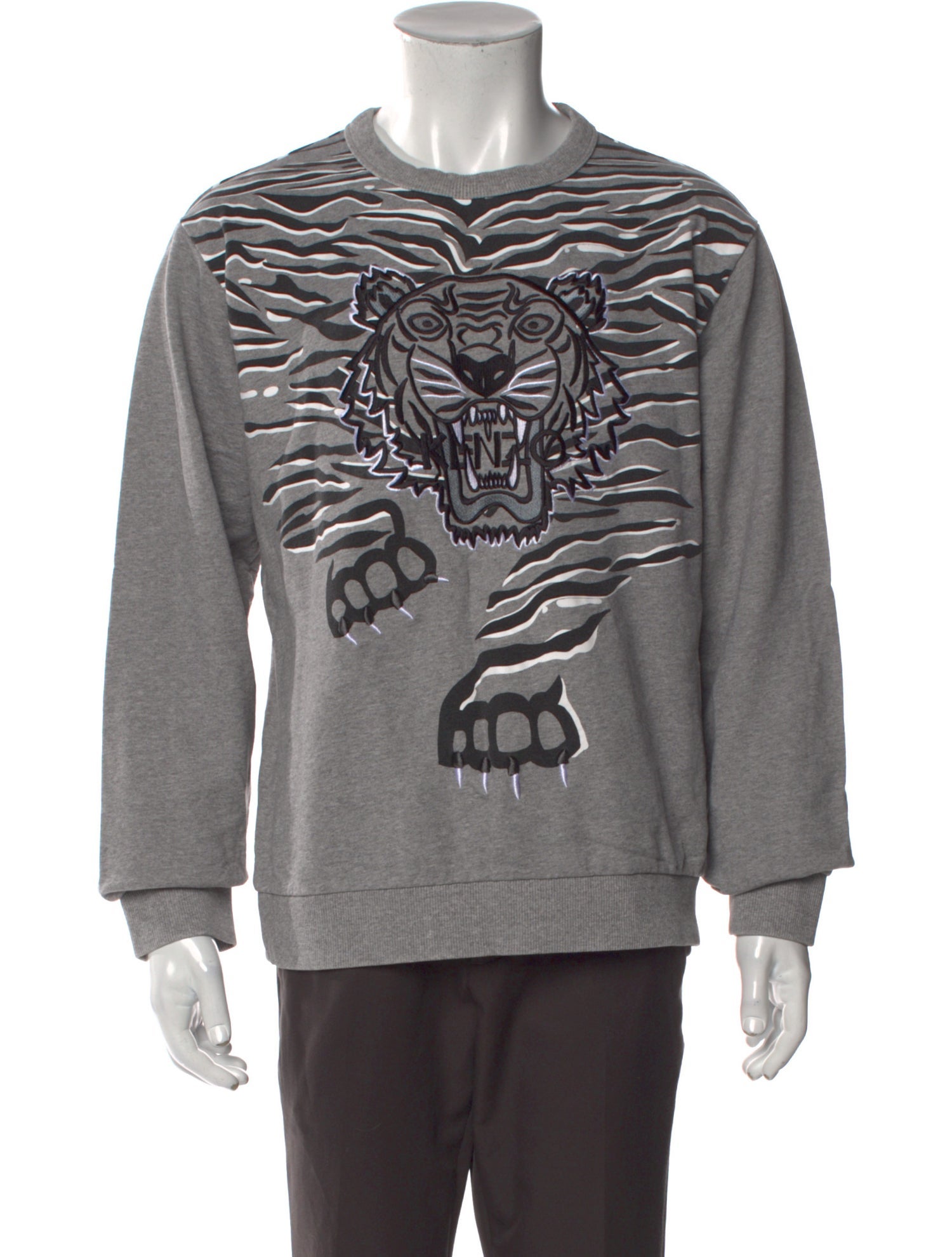Kenzo Graphic Print Crew Neck Sweatshirt