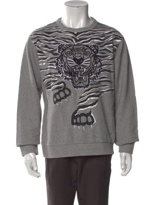 Kenzo Graphic Print Crew Neck Sweatshirt