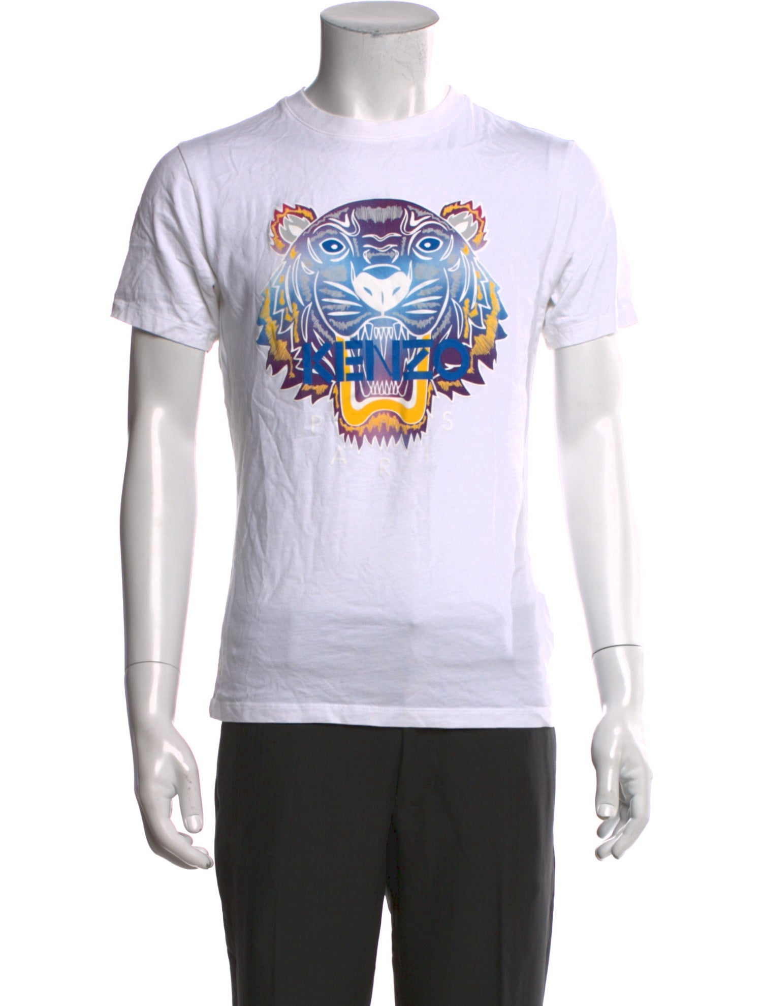 Kenzo Graphic Print Crew Neck T-Shirt