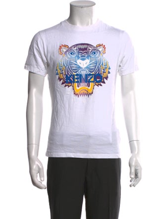Kenzo Graphic Print Crew Neck T-Shirt