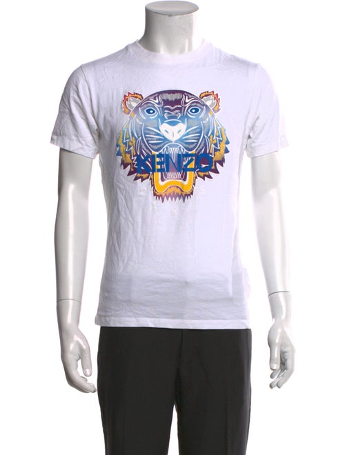 Kenzo Graphic Print Crew Neck T-Shirt