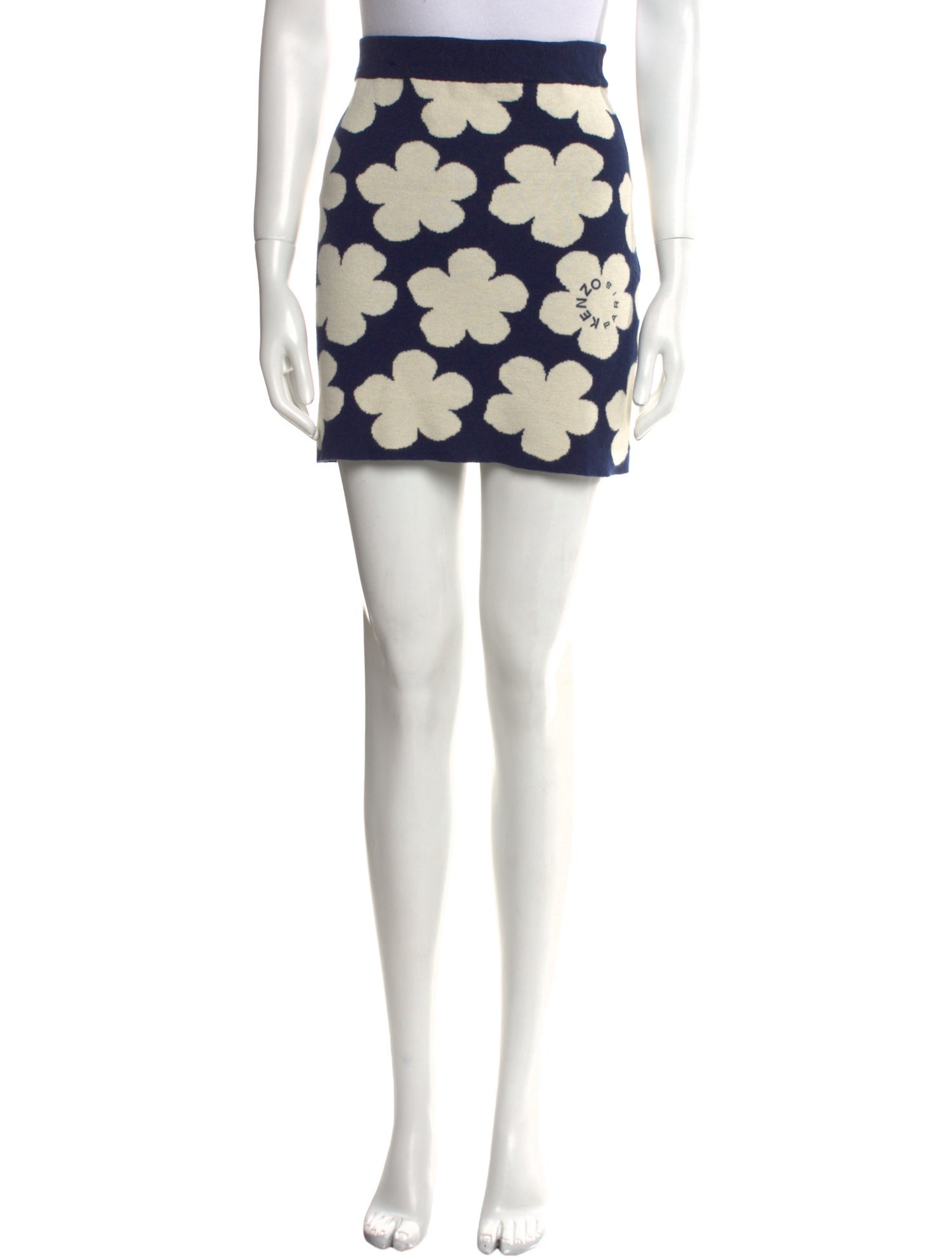 Kenzo Silk Mini Skirt